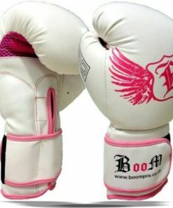 Boom Boxing Gloves Focus Pads Set Ladies Hook Jab MMA Punch Bag Training-1