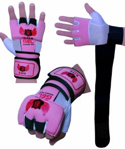 Boom Pro Boxing Neoprene GEL Gloves Wrist Support Wraps MMA Punch Bag Muay Thai Mitts-1