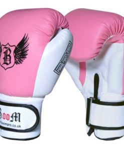 Boom Pro Ladies Boxing Gloves Set Hook & Jab Women MMA Punch Bag Muay Thai Fight