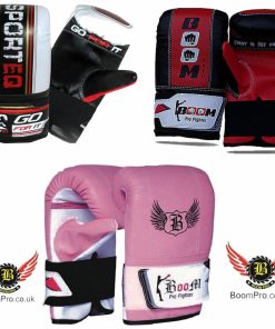 Boxing Gloves Punching Bag Gym Kickboxing Mitts MMA Muay Thai Training Boom Pro-2