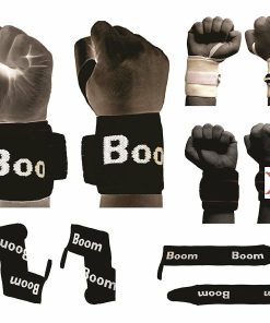 Alternative view of BOOM PRO Weight Lifting Gym Wrist Wrap Power lifting Hand Support Strap Training