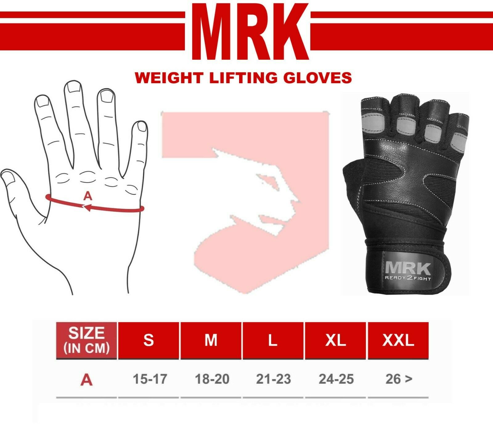 Boom Leather Weightlifting Gym Gloves Training Body Building Wrist Straps UK - Image 5