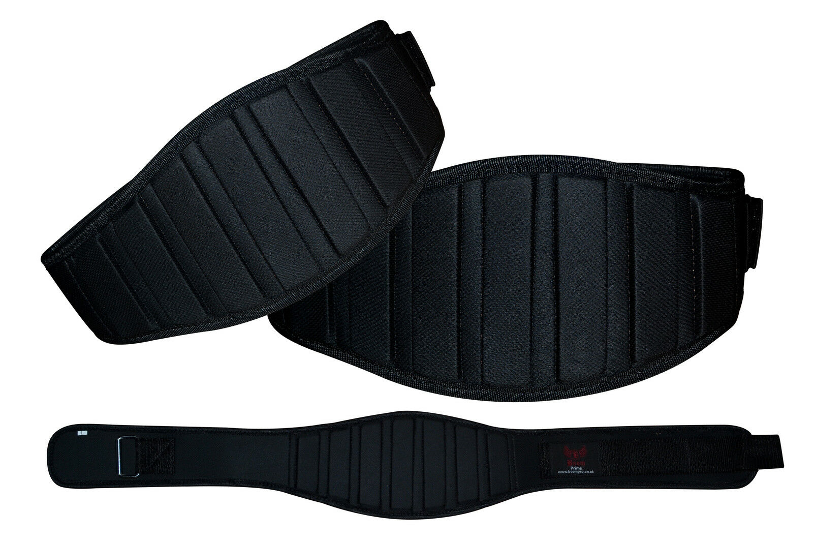 Boom Neoprene Weight Lifting Belt Fitness Back Support Gym Power Training UK - Image 3