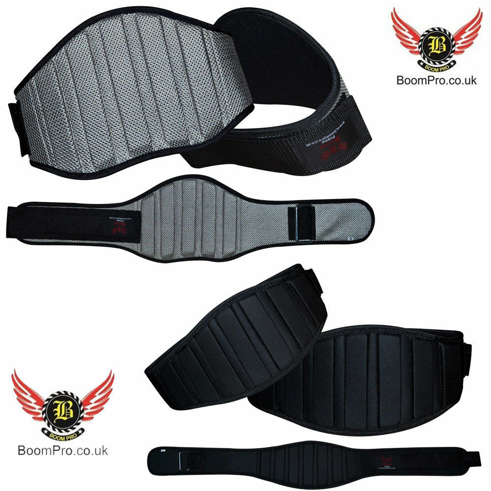 Boom Neoprene Weight Lifting Belt Fitness Back Support Gym Power Training UK - Image 2