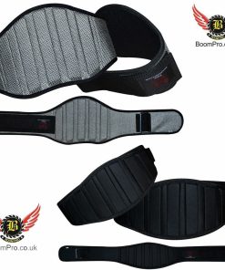 Boom Neoprene Weight Lifting Belt Fitness Back Support Gym Power Training UK