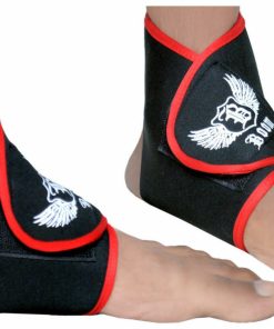 Boom Pro Ankle Straps MMA Neoprene Foot Support Brace Injury Bandage Wrap Sport