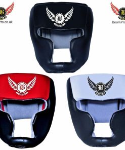 Boom Pro Boxing Head Guard MMA Helmet Headgear Martial Arts Face Protector Kick