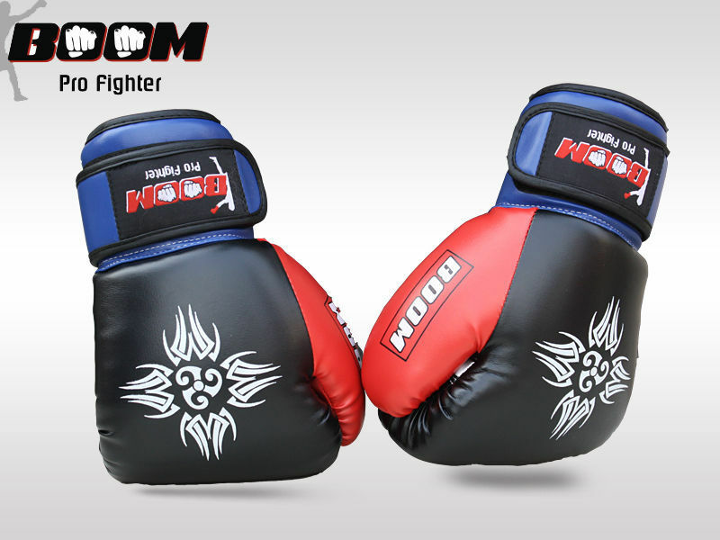 Boom Pro Kids Boxing Gloves Junior MMA Punching Bag Training Sparring Muay Thai - Image 4