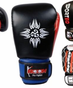Boom Pro Kids Boxing Gloves Junior MMA Punching Bag Training Sparring Muay Thai