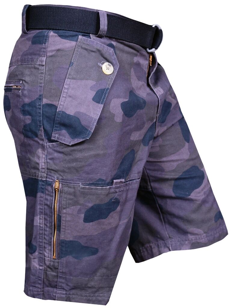 Boom Pro Mens Shorts Cargo Combat Cotton Summer Holiday Training 7 Pocket Sports - Image 4