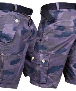 Boom Pro Mens Shorts Cargo Combat Cotton Summer Holiday Training 7 Pocket Sports