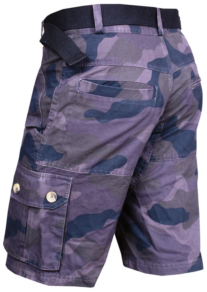 Boom Pro Mens Shorts Cargo Combat Cotton Summer Holiday Training 7 Pocket Sports - Image 8