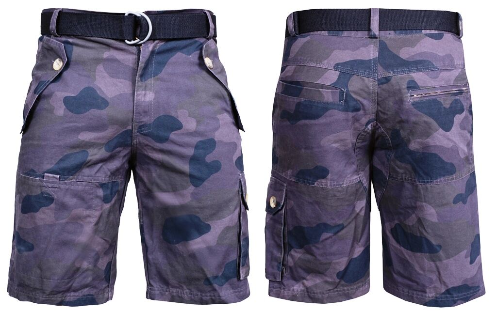Boom Pro Mens Shorts Cargo Combat Cotton Summer Holiday Training 7 Pocket Sports - Image 10