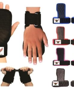 Alternative view of Boom Pro Weight Lifting Hand Palm Straps Pads Gym Grips Wrist Support Training