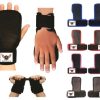 Boom Pro Weight Lifting Hand Palm Straps Pads Gym Grips Wrist Support Training