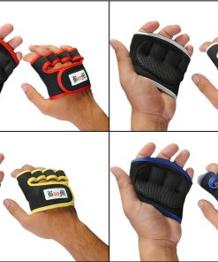 Alternative view of Boom Pro Weight Lifting Straps Gym Training Pull Up Palm Grip Support Fitness UK