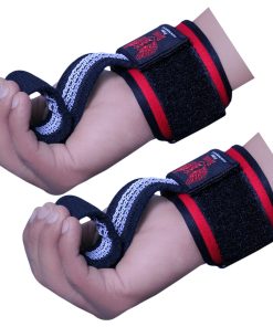 Boom Pro Weight Lifting Wrist Straps Support Neoprene Gym Hand Bar Padded Wraps
