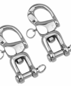 Alternative view of Boom Quick Release Hook 5 inch Snap Shackle Pair Horse Harness Trace Carriage D