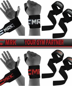 Alternative view of Boom Weightlifting Wrist Straps Gym Wraps Bodybuilding Grip Support Hand Bar